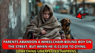 Parents Abandon a Wheelchair-Bound Boy On The Street But When He Is Close To Dying Something Happens