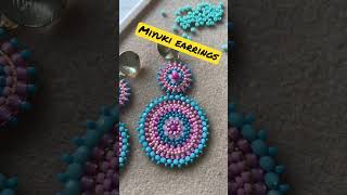 Miyuki earrings new colors #shorts #colombia