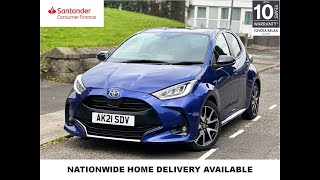 2021 Toyota Yaris 1.5 VVT-h Dynamic E-CVT Euro 6 (s/s) 5dr, AK21SDV - Premier Car Sales Ltd, Preston