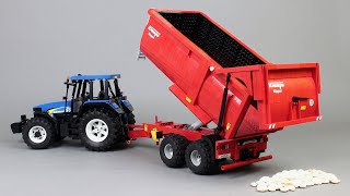 Krampe Big Body 550 trailer in Lego Version by Eric Trax - BUILDING INSTRUCTIONS