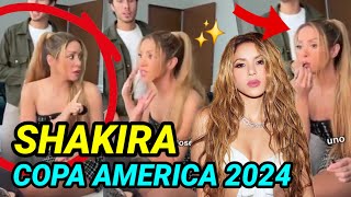 VIDEO de Shakira desde EL CAMERINO preparandose para ANUNCIAR SU SORPRESA de La Copa America 2024