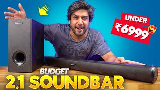 BEST 2.1 Home Theater Soundbar *UNDER ₹7000 Rs* in 2024 !! ⚡️ Crossbeats BLAZE B600 Soundbar Review!