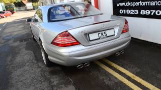 Mercedes W215 C215 CL600 Biturbo CKS Sport Exhaust