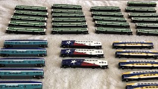 My UPDATED N Scale Athearn Bombardier Collection as of Feb 2021! GO Transit, Coaster, Northstar &TRE