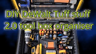 DIY DeWalt Tuff stuff tool box organiser new #viral #dewalt #tools #makita #tradesman #fyp #election