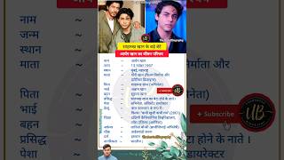 Aryan Khan Biography 📜 Shahrukh Khan's son #aryankhan #srk #biography #trending #short #ytshorts