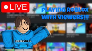 🔴LIVE🔴Playing Roblox with viewers!