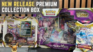 NEW Origin Forme Palkia VStar - Premium Collection Box Opening