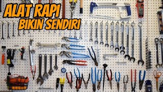 Merapikan Peralatan | Membuat PEGBOARD sederhana