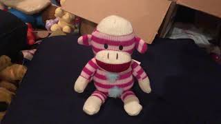 Gemmy pink sock monkey only one girl in the world