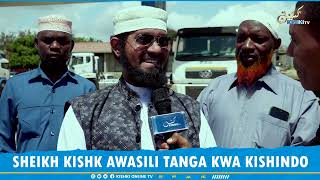 SHUHUDIA MAPOKEZI YA SHEIKH KISHKI TANGA