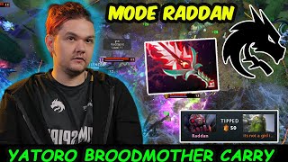 How Tspirit.Yatoro plays Broodmother CARRY MODE RADDAN IMBA RIGHT CLICK DOTA  2