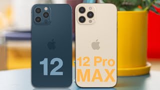 iPhone 12 vs iPhone 12 Pro Max | Apple