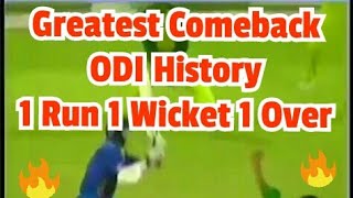 Greatest comeback in ODI History by Pakistan