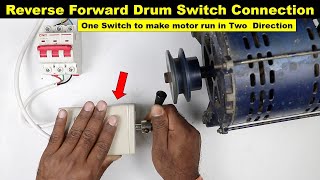 3 Phase Motor Connection with Reverse Forward Drum Switch  @TheElectricalGuy