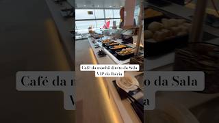 Café da manhã especial direto da sala VIP da Ibéria, em Madrid! #viagem #milhas #madrid