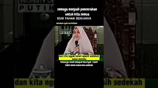 keluarga rasul & dzuriyah rasull tidak boleh menerima sedekah#shorts #ustadzahsyifanurfadhilah