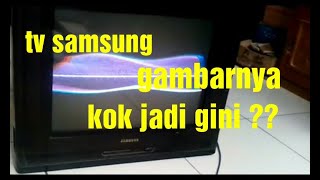 tv samsung slim layar menyempit bergelombang