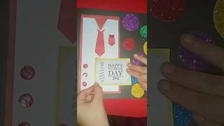 happy father's Day card ❤️❤️❤️ love u papa 😘 #happy #craft #diy #happycrafting