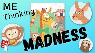 🦒 Animated Read Aloud 'Me Thinking Madness' 😵‍💫 Kid's Stories Kindness