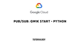 Pub/Sub: Qwik Start - Python || GSP094 || #cloudskillsboost #googlecloudready #qwiklabs #gcloud