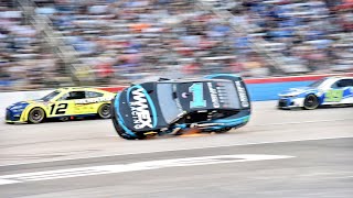 Ross Chastain huge near flip crash, All Star Race @TXMotorspeedway