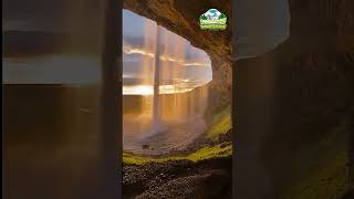 Seljalandsfoss, Iceland - Wonderful Places in Iceland- #Iceland #Shorts, #Youtubeshorts #Viral #Trip