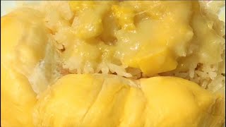 Khmer Dessert - Durian Sticky Rice - Full Recipe