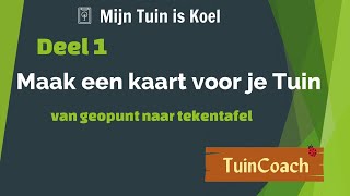 MTiK 1: Maak een kaart voor je tuin