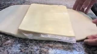 Lesson 8 The Lock in process of dough and butter in pastry making