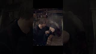 RESIDENT EVIL 4 REMAKE - Eliminando Cabeça de Boi! #shorts