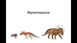 Ceratopsian Dinosaur Size Comparison