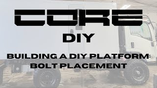 Building a DIY Platform: Bolt Placement