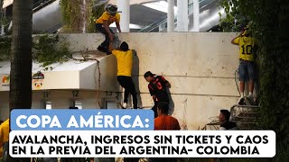 Hinchas sin tickets, caos y confusión: así fueron los problemas en la previa del Argentina-Colombia