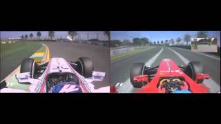 F1 2014 x F1 2013 Comparative Laps In Australia HD