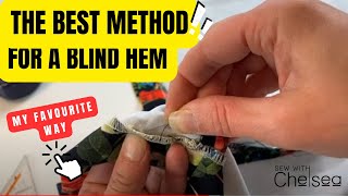 The best method for a blind hem!  Workshop Wednesday