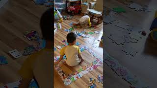 puzzles challenging with brother #puzzles #challenge #besttime #investing #time #puzzlegame