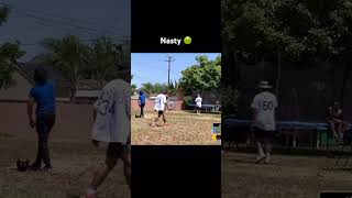 Nasty Wiffle ball drop ball | Beals strikes JP out looking #wiffleball #baseball #mlb #espn