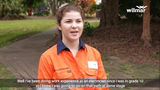 Meet Wilmar Burdekin electrical apprentice Sarah Di Guglielmo