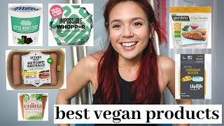 my FAVORITE vegan products // the best vegan meat, cheese, snacks and more