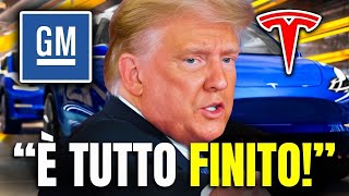 TRUMP: "LA FINE DELLA PRODUZIONE DEI VEICOLI ELETTRICI È VICINA!"