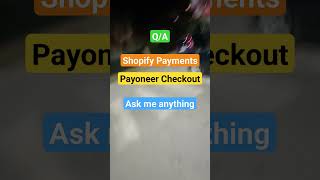 Q/A Shopify Payments #shorts #shopifypayments #tank #taniverse