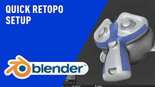 Blender 2.8x Retopology Setup