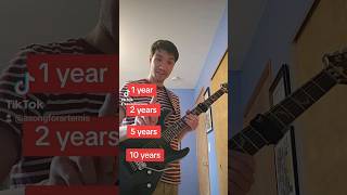 what 10 years of guitar sounds like part 5! #shorts #guitarmemes #mario