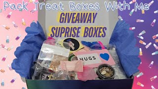 Giveaway Winner Gift Packing Video  #suprisebox  #treatboxes #brnailtalk