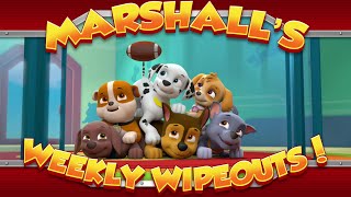 Marshall's Weekly Wipeouts! (Season 5 - Pups and the Mystery of the Driverless Snowcat)