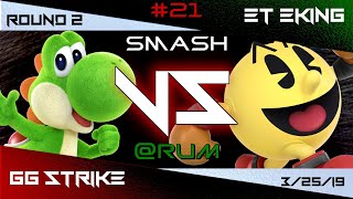 SAR21 - SSBU WR2 - ET Eking (Pac-Man) vs Strike (Greninja, Yoshi)