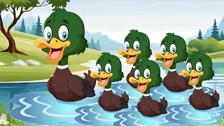 Five Little Ducks Song -38 | Nursery Rhymes & Kids Songs | Rhyme Time Kids