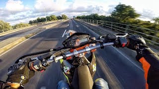 How I Go To Work by KTM 690 SMC-R - Akrapovic Pure Sound