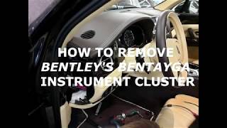 How does SpeedStop works on Bentley's Bentayga instrument cluster